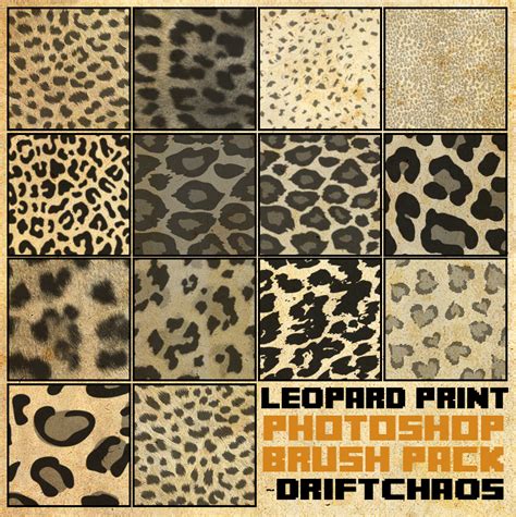 Leopard Print Brush Pack [2013] by wiredusagi on .